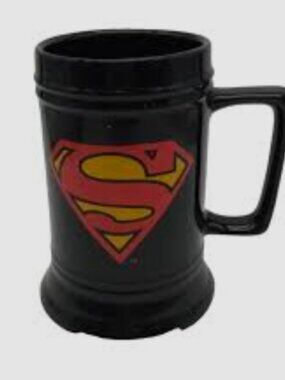 Six Flags DC Comics Superman Collectible Ceramic Mug 22 Oz